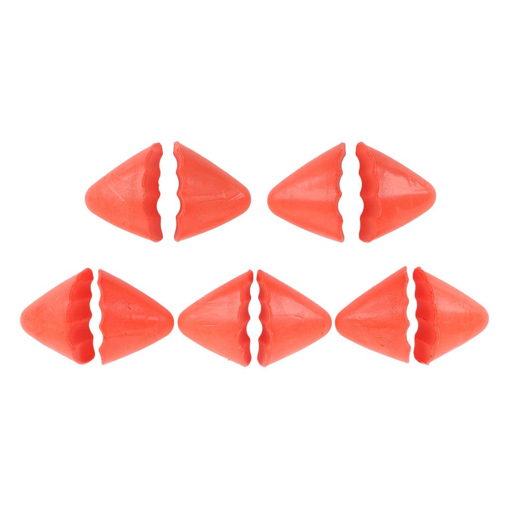 5 Pairs Pointed Shoe Filler Insert PU Foam Thick Soft Toe Cushion Fillers Half Size Shoe Filler For High Heels