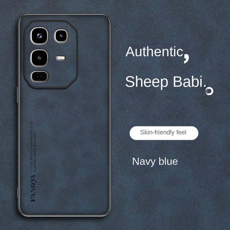 

Для Infinix Note 50 Pro Роскошный кожаный чехол Skinsheep для Infinix Note50pro 40 Pro Plus 40X Защитный противоударный силиконовый бампер Infinix Note 50Pro синий