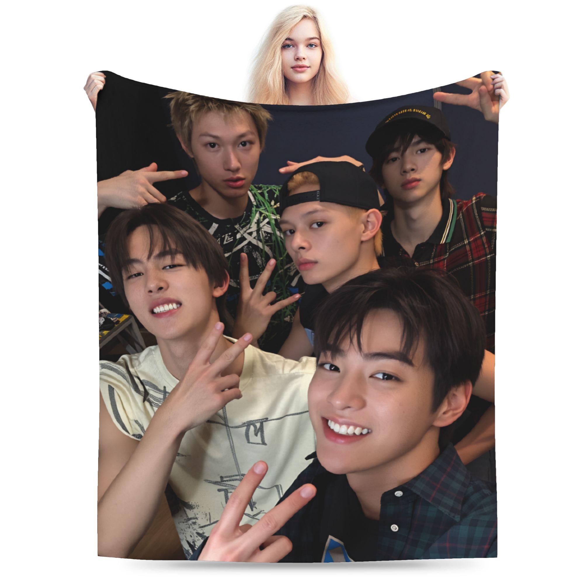 Смотри, как я иду иду иду иду Kpop Музыка Плед CORTIS Супер Мягкий Пушистый Плюшевый Плед Для Девочек Мальчиков Кровать Фланелевое Покрывало Постель 30x40in