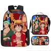 One Piece Luffy One Piece Schultasche Sauron Rucksack Schüler Nautischer König Rucksack Umhängetasche Federmäppchen Set