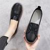 Fashion Genuine Leather Women's Casual Flats White Nurse Shoes Comfortable Vulcanized Sneakers Ladies Light Soft Shallow Mouth Loafers