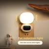 LED Night Light Plug-in with Clock Remote Control Flicker Free Eye Protection 3 Light Colors Dimmable Night Lamp