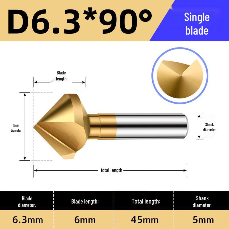 

Jundingying 90-Degree Chamfering Countersink Drill Bit