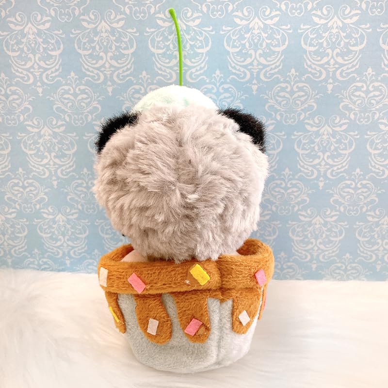Chocolate Mint Cake Shaped Plush Clothes for 10cm Plush Toys, Kigurumi Accessories, Otaku Activities, Dolls, Mascots, K-Pop Dolls, Costumes [Used]