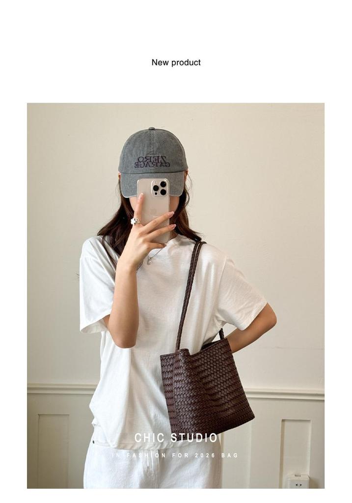 Women's 2026 Summer Trendy Woven Underarm Dumpling Crossbody Tote Bag