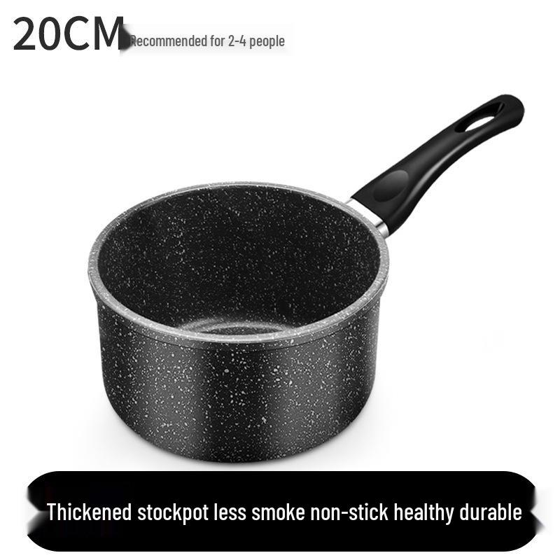 Μικρή Αντικολλητική Κατσαρόλα Yukihira από Πέτρα Maifan για Βρεφική Τροφή, Σούπα, Γάλα και Νουντλς για Φοιτητική Εστία