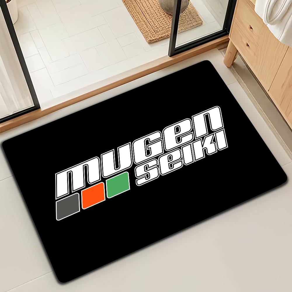 Fashion Cool M-Mugen Seiki Door Mat Bath Microfiber Decorative Versatile Flannel Floor Mat Quick Dry Absorbent Non-slip Sole