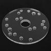 6.5 Inch / 164mm Diameter Universal Router Base Plate 7.5mm Thickness Transparent Acrylic Material Acrylic Router Base