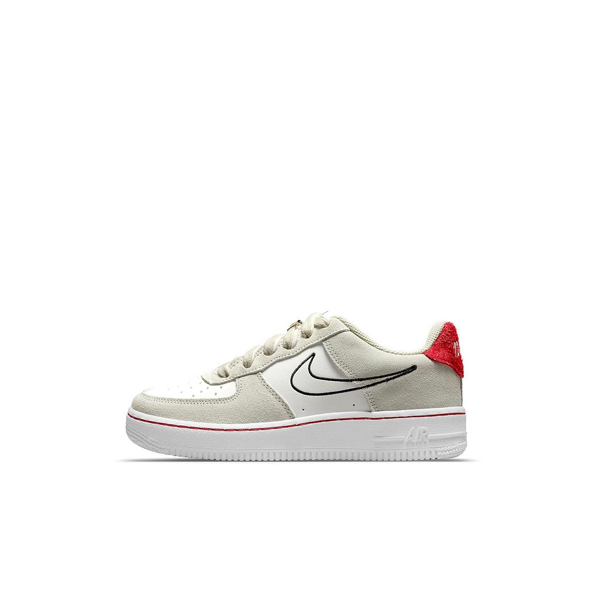 

Air Force 1 LV8 S50 GS Light Stone University Red 36