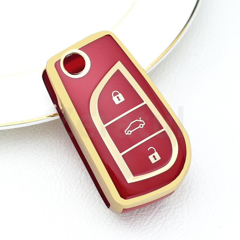 Tpu Car Key Cover Case Shell Fob For Toyota Auris Corolla Avensis Verso Yaris Aygo Scion Tc Im Camry Rav4 Forturner Hilux