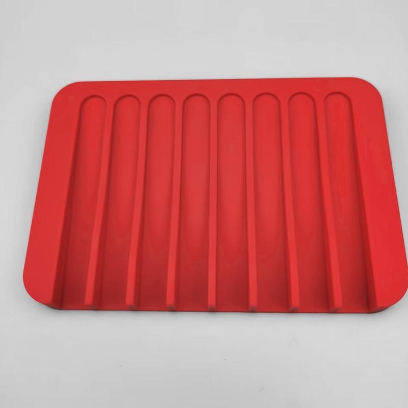 Self Draining Soap Holder Silicone Soap Dish Storage Holder Soap Box Draining Kitchen Sink Sponge Tray Bathroom Accessories