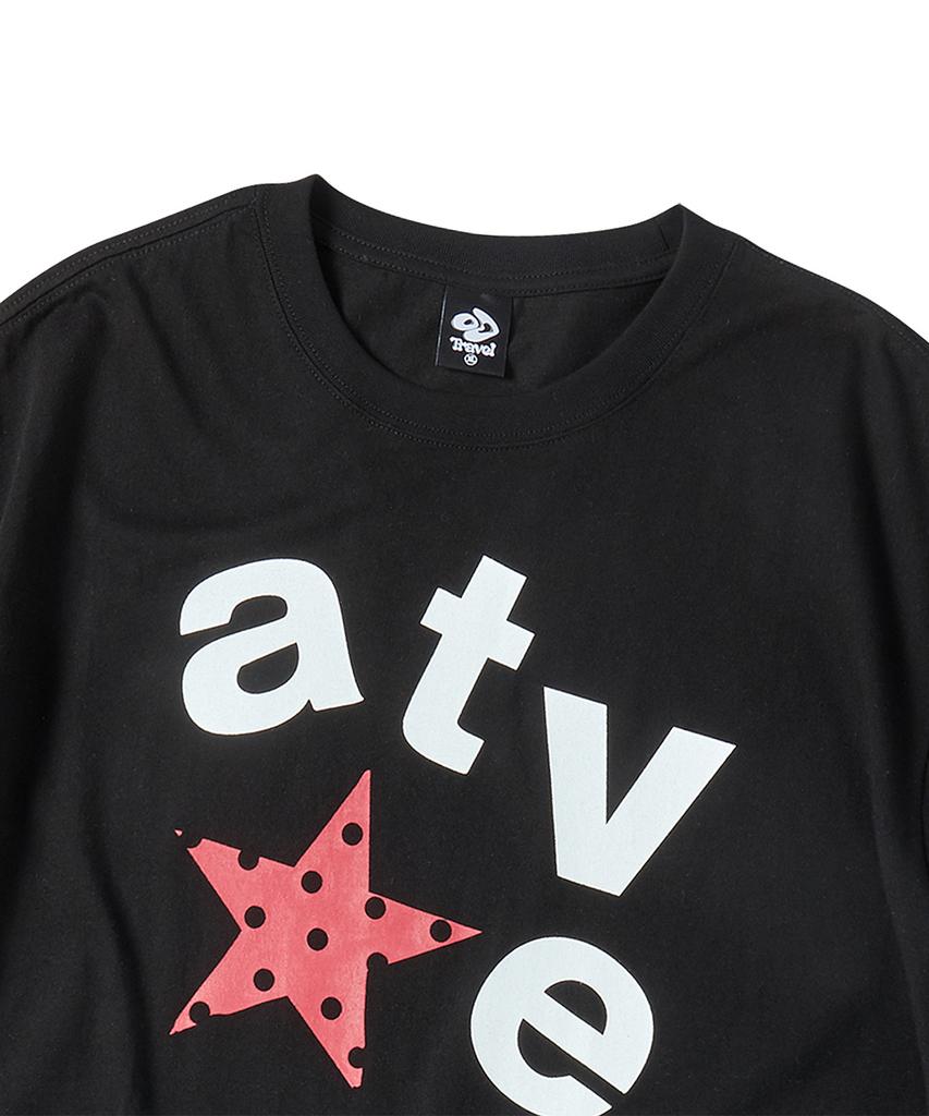TRAVEL Big Arte Short Sleeve T-Shirt Black