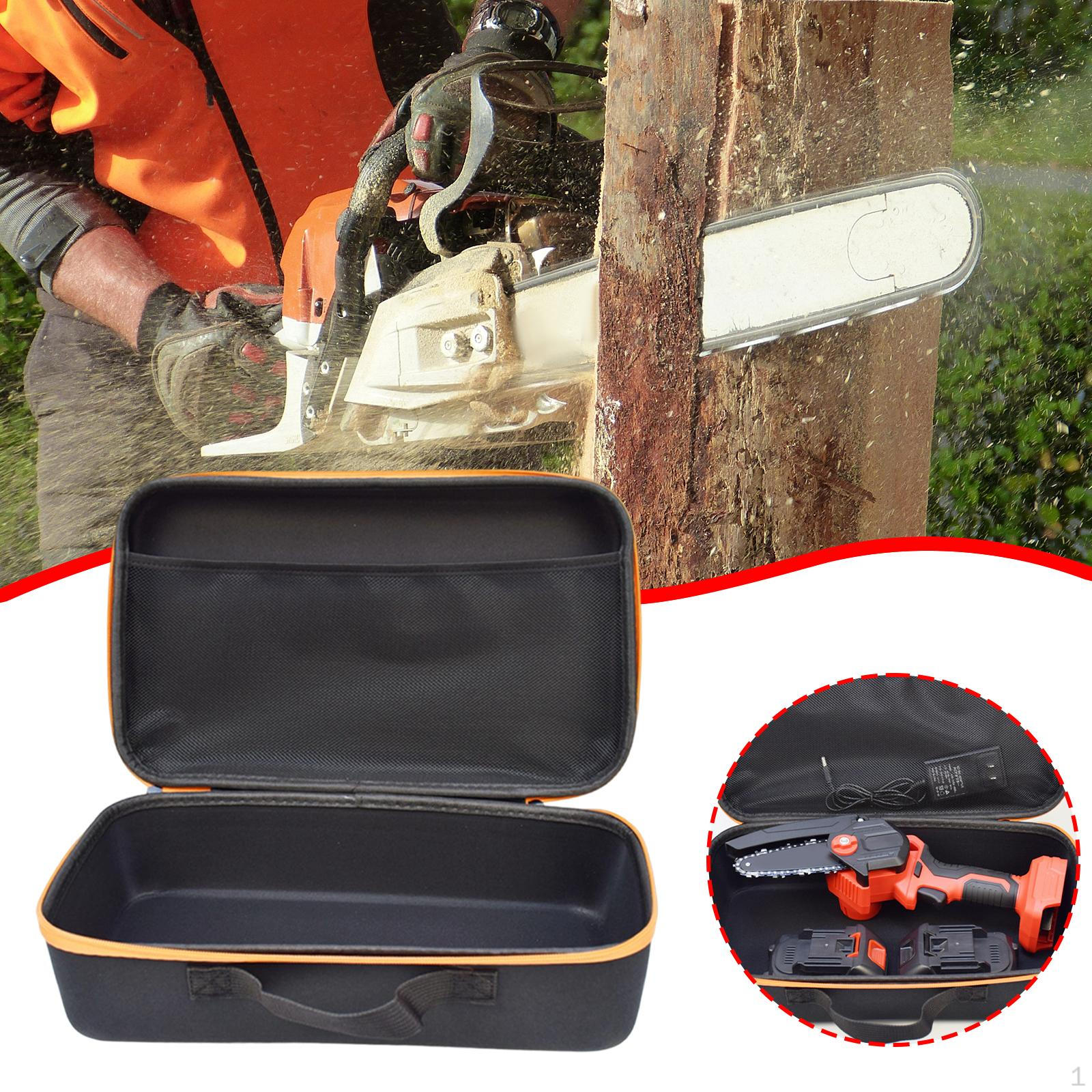 

Electric Drill Bag Storage Case Organizer Carrying Tool Waterproof Orange Zipper