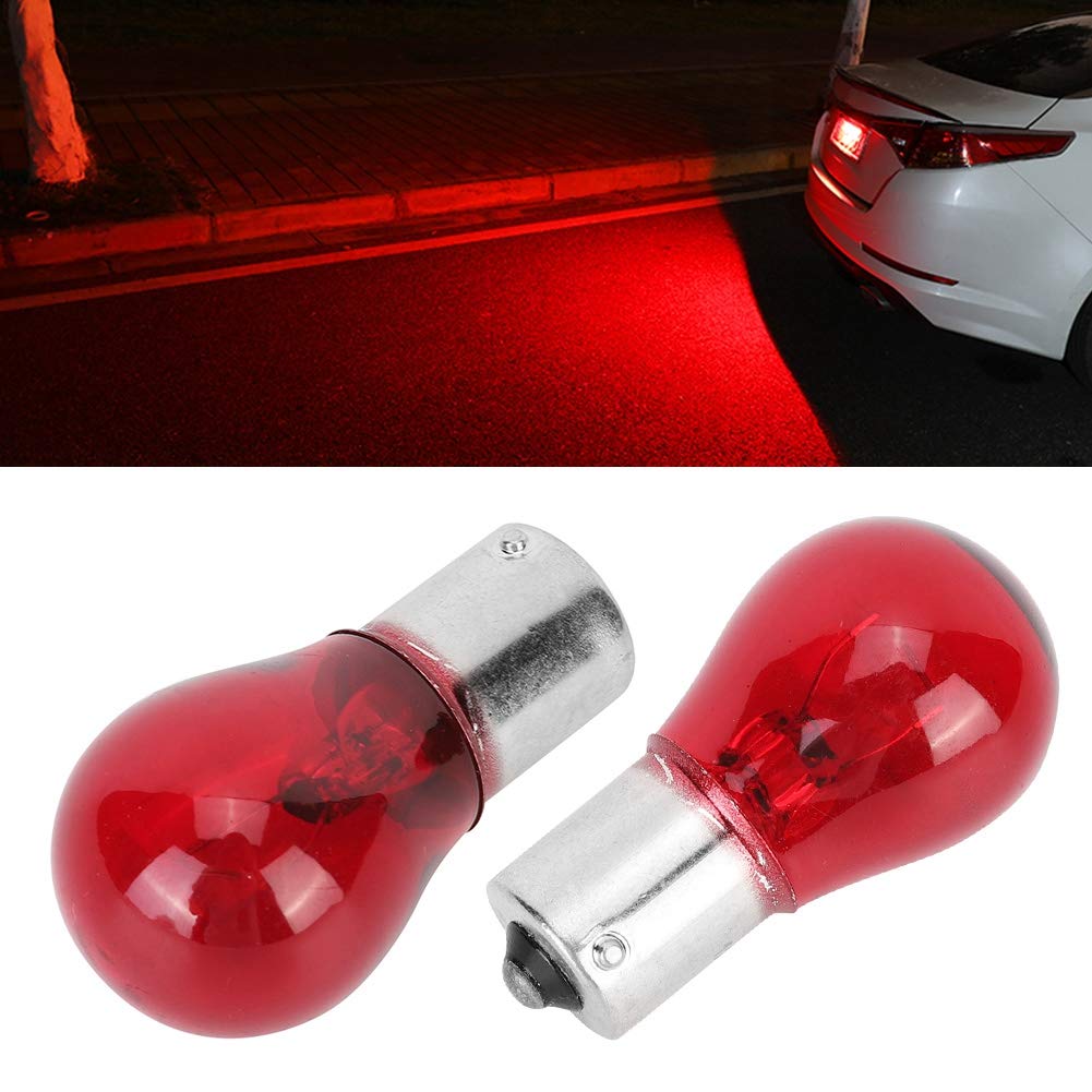 Pr21W Bulb Pr21W Red Part Car Brake Stop Signal Turn Tail Light Bulb Red 1156S25Ba15S