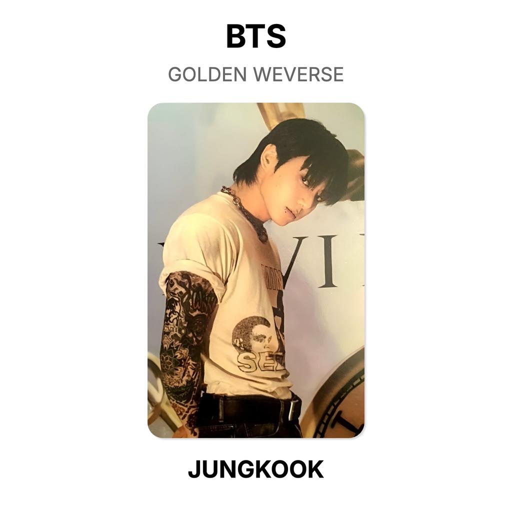 BTS GOLDEN WEVERSE Official Photocard
