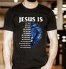 Jesus Is My God Christian TShirt Mens and Womens Short Sleeve Cotton Tees Y2k Shirt Men Clothing Summer Blouse Oversize Tops