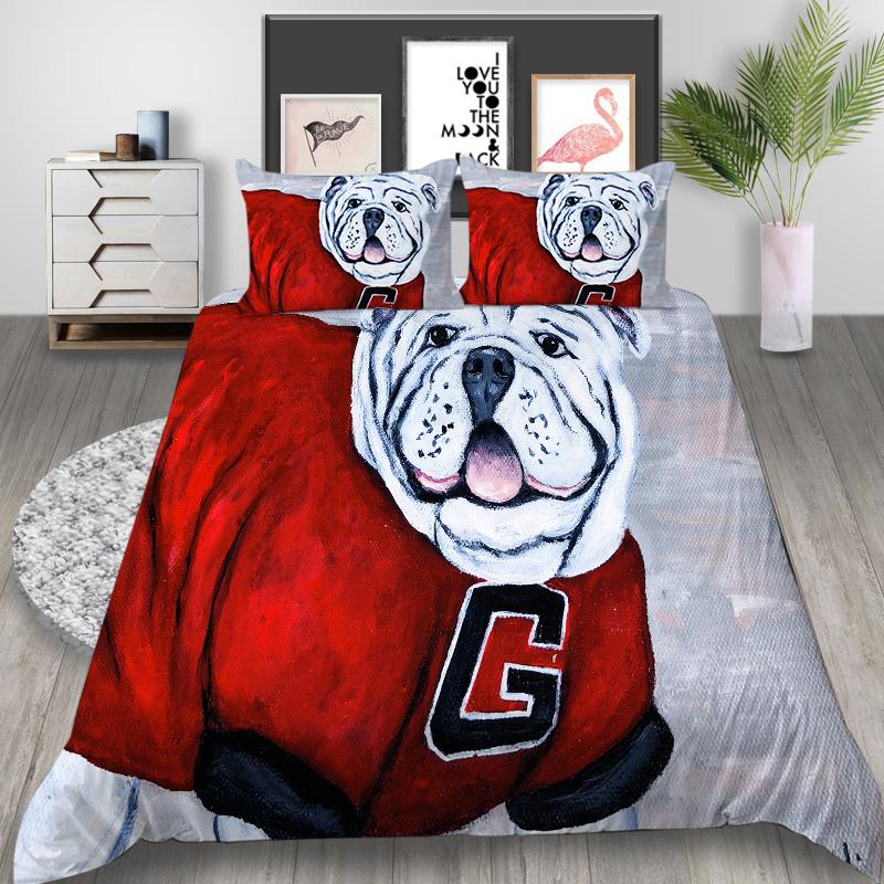 New Fashion Comforter Cover Set Dogs Bedding Sets Pets Printed Duvet Covers Queen King Size Home Textiles with Pillowcase Soft Bed Sets