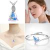 9Pcs Crystal Christmas Tree Pendant Glass Austria Loose Beads Charms Rhinestones for DIY Earring Necklace Craft Jewelry Making
