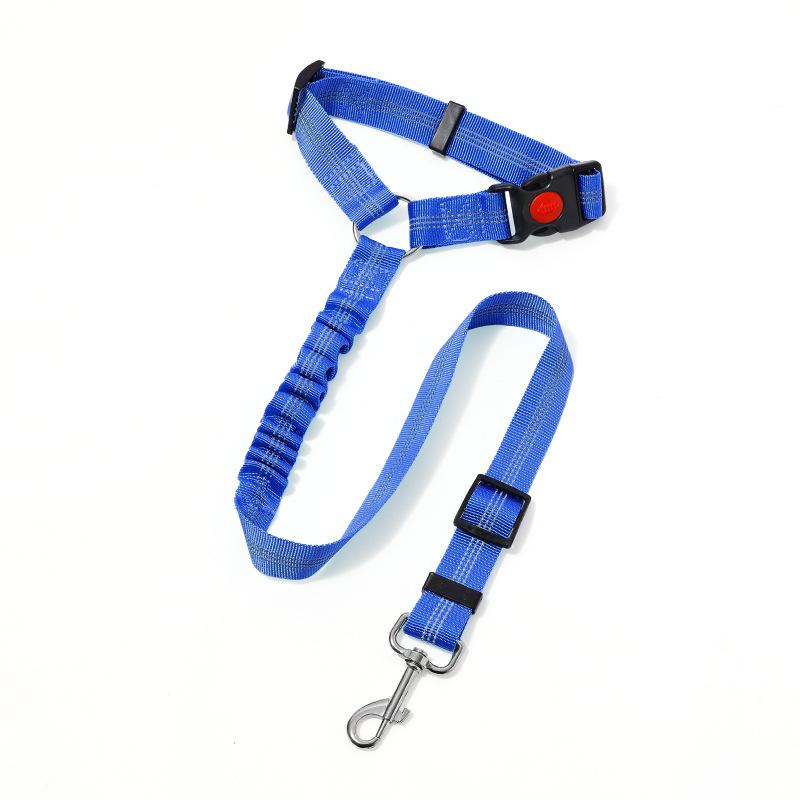 Pet car leash, dog car seat belt, ring safety rope, rear seat leash