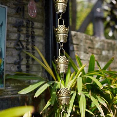 Rain Downspout Rainwater Diverter Functional Chain Catcher for Villas Garden Villa