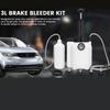 Brake Bleeding Tool 3L Capacity with 4 Universal Connector Ergonomic Design Fluid Evacuators for DIY Auto Maintenance
