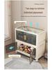 Folding Multi-Layer Plastic Storage Cabinet for Bedroom & Living Room
