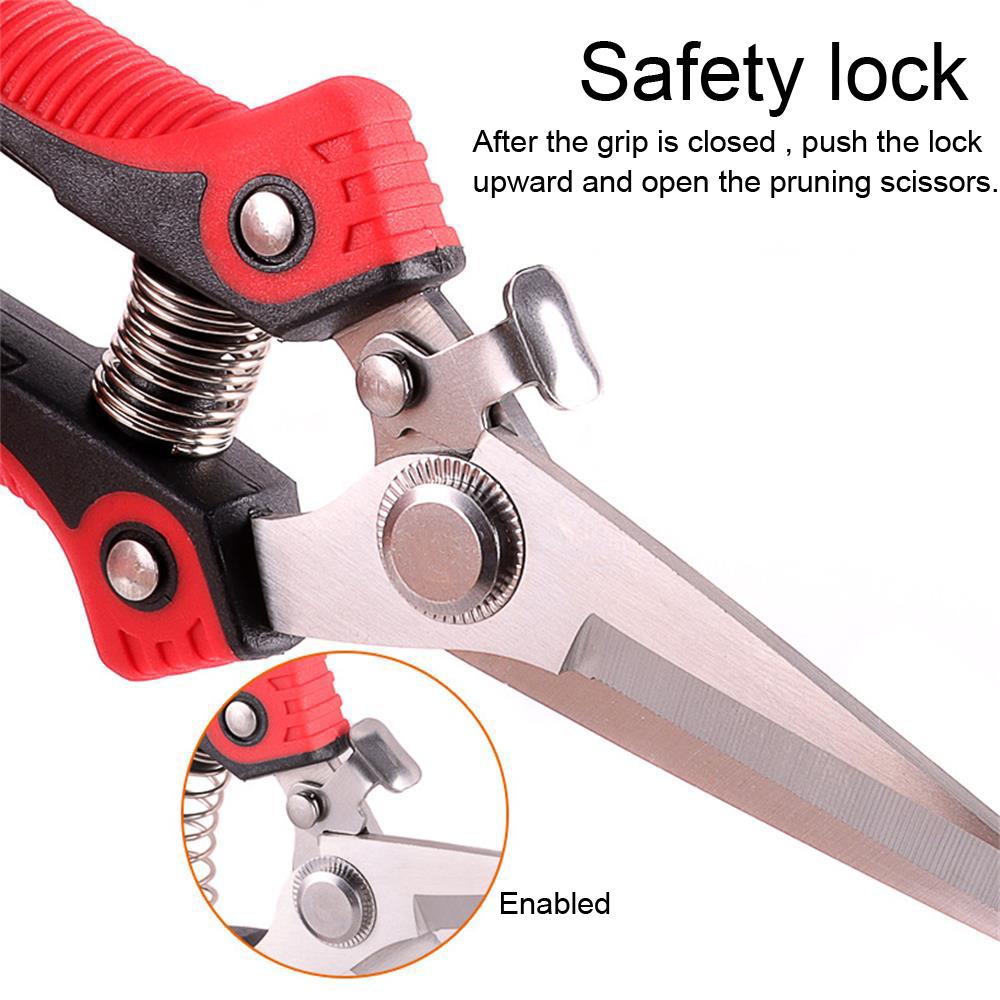 Pruning Scissors Pointed Garden Scissors Fruit and Vegetable Pickers Scissors Branch Scissors Gardening Tools Grafting Knife