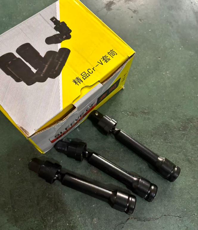 9P1E Solar Panel Universal Joint Socket with 13 Hex Rod for Electric Wrench Installation