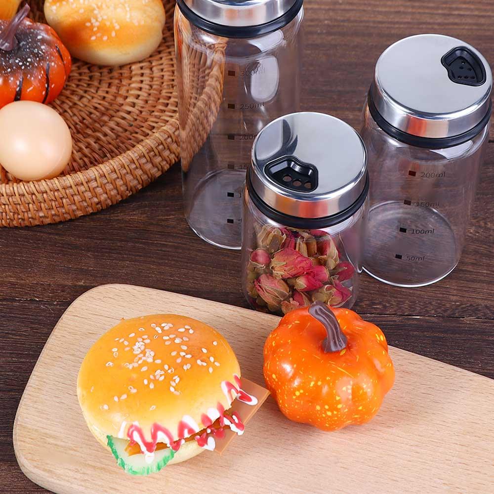 Storage Spice Bottle Household Kitchen Supplies Salt Jar Pepper Shake Seasoning Bottle Spice Jars