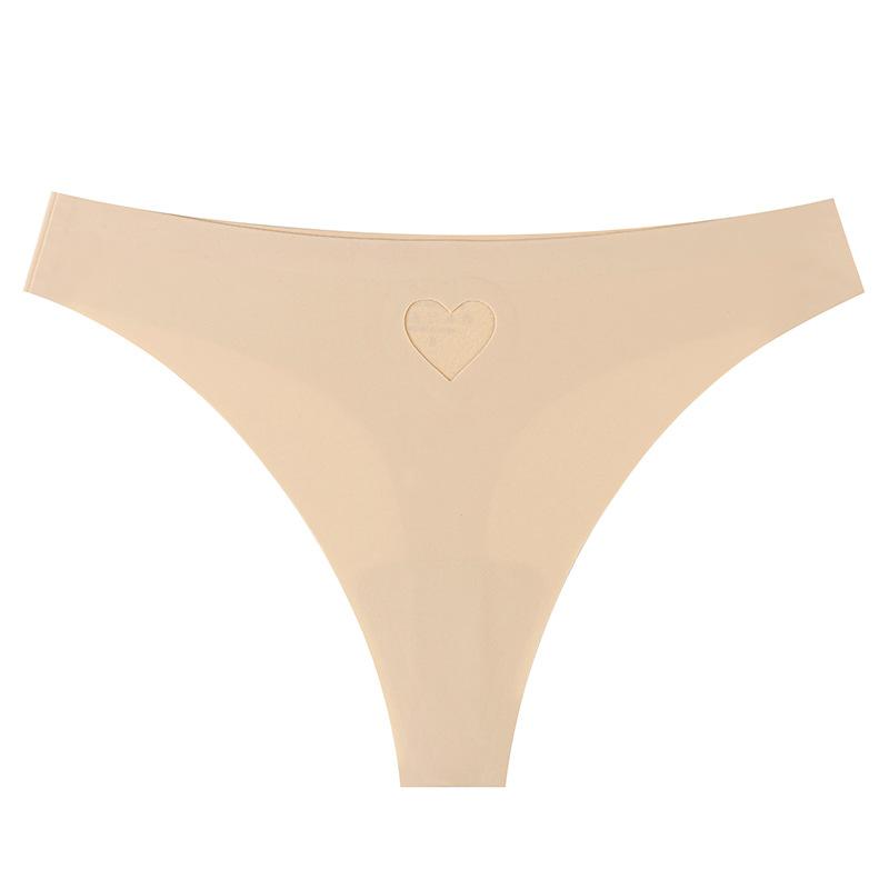 Damen Frühlings- und Sommer Fitness Yoga Nahtloser Low-Waist Tanga Unterwäsche