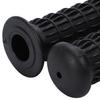 nakira Motorcycle Grip Moped Handle 1 inch 25.4 mm Left and Right Set Rubber G Type (Black)