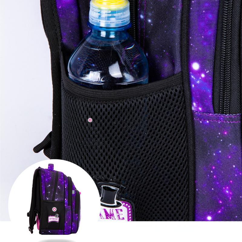 Jenter 3D-studentryggsekker Høykvalitets Ortopediske barneskolevesker Barnevesker Bokveske