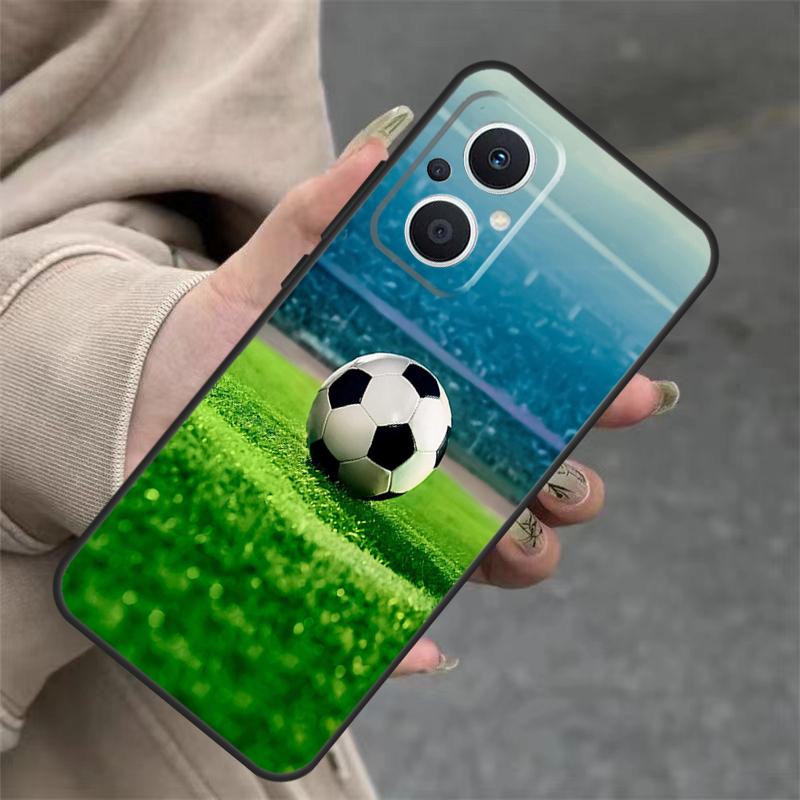 Football Soccer Ball Case For OPPO Reno 7 8 Lite 6 5 4 11F 10 Pro 8T 5Z 4Z OPPO Find X6 Pro X2 Neo X3 X5 Lite