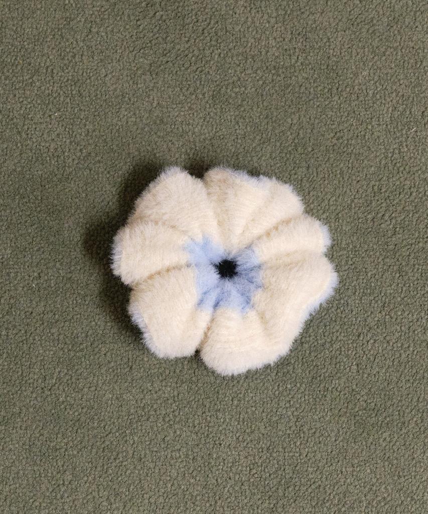 Melly&Rose Fluffy Knit Scrunchie (310542)_Light Blue