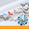 2/5 Stück Baby Cartoon Druckknöpfe Wasserdichtes Lätzchen Superweiches Baby Lätzchen Neugeborenes Kristall Samt Speicheltuch