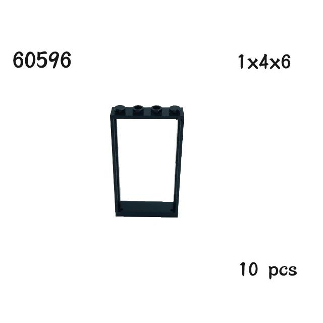MOC Parts House Block 1x4x6 Door Frame Smart Windows 10 Pack 60596 60616 60803 57894 60623 60621 92589