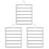 2/3Pcs Trouser Hangers with Rotatable Hooks Space-saving Foldable Design Multipurpose Skirts Scarves Storage