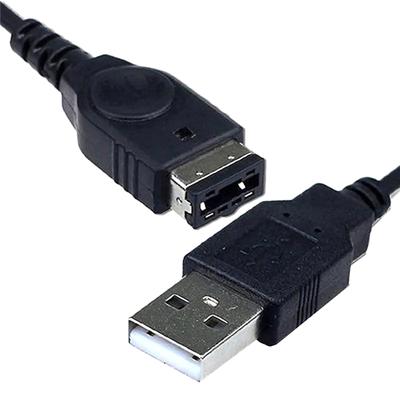 1Pc Schwarz Usb Lade Advance Line Kabel Ladegerät Kabel Für/Sp/GBA/Gameboy/Nintendo/Ds