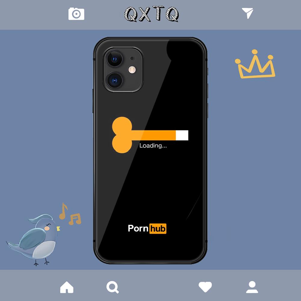 Etui Wzór Logo Porn Hub Dla iPhone Samsung Galaxy Redmi Note S 17 16 15 14 13 20 24 25 54 Pro Max Ultra Fe Pokrowiec Ze Szkła Hartowanego