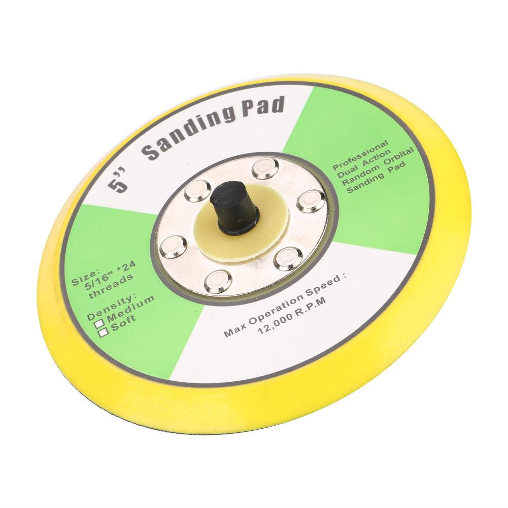 125mm Hook and Loop Sanding Polishing Backing Pad with M8 Thread