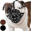 Botniță din Piele Tip Coș pentru Câine Boxer, Bulldog Englez American Sigură Anti-lătrat Mușcare Roade Reglabilă Zhexin