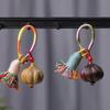 Sandalwood Cute Cartoon Chestnut Garlic Pendant Phone Strap Keychain
