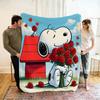 Cartoon 2026 New Kawaii Snoopy Children Warm Soft Anime Blankets for Sofa Bed Cover Blanket Suitable for Birthday Souvenir Gifts