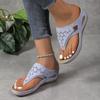 Fashion Lightweight Hollow Out Thick Sole Flip Flops Women Plus Size Clip Toe Wedge Slippers Woman Vintage Non Slip Summer Sandals Mujer