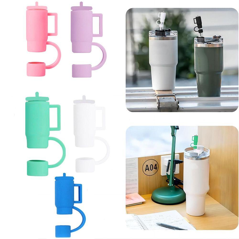 Cartoon Plugs Cover Silicone Straw Topper Splash Proof Reusable Drinking Caps 10mm for 30&40 Oz/Stanleys/Cup Accessories/Bar