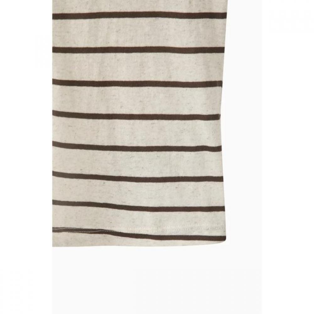 Benetton ShorT Sleeve T shirT prinTing sTripe baTs99631