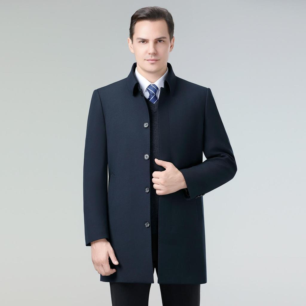 2025 Herren Business Casual Jacke mit abnehmbarem Daunenfutter - Winter Dicke Oberbekleidung