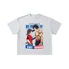 260 GSM Double Yarn 32 Count 100% Cotton Baki V2 Baki Ashura Print Unisex Heavy Cotton T Shirt