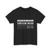 Sarcasm Inside T Shirt - Natural Defense Against - Warning Sacasm Inside Shirt