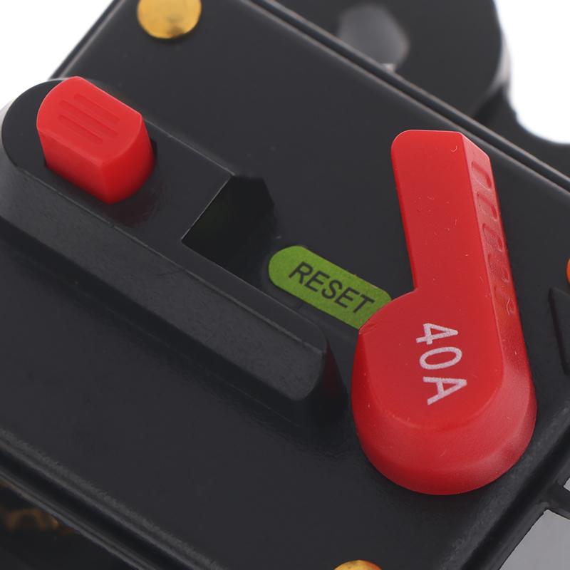 Wasserdichter Leistungsschalter Reset-Sicherung Wechselrichter DC12V 24V 30A 40A 50A 60A 80A 100A 150A 200A 250A 300A Haus-Solarsystem Teile